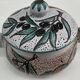 Large glazed and coloured ceramic soup tureen - Vallauris