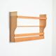 Wall-mounted pine cabinet, Les Arcs 1800, circa 1970