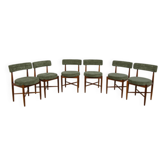 Chaises de salle à manger en teck du milieu du siècle par Ib Kofod Larsen pour G-Plan, années 1960, ensemble de