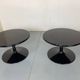 Table Basse d'Appoint Ronde Noire par Pierre Paulin pour Artifort, 1970s