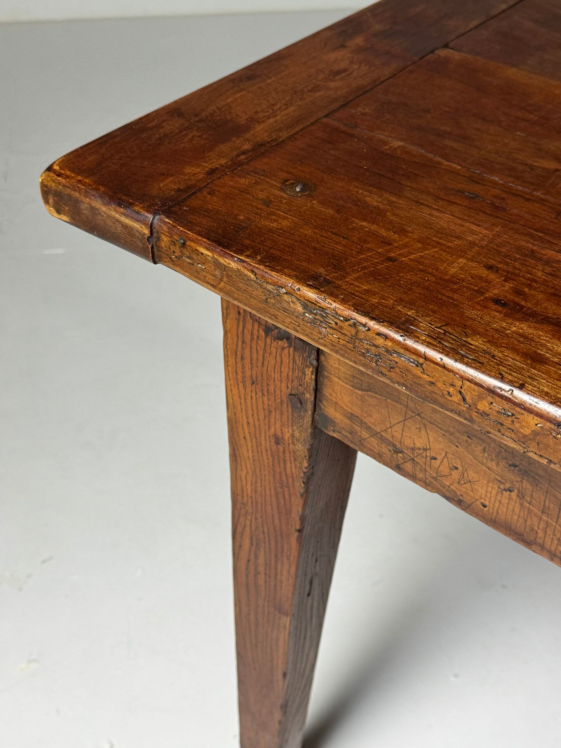 Table de ferme française de 292 cm