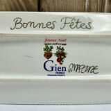 Ravier earthenware tray Gien Noel