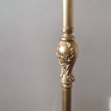 Lampadaire tripode laiton - 3 feux Style baroque - 1960