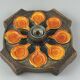 1960s/1970s Ceramic Wall Sconce, Mid-Century Space Age Design