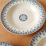 Three soup plates in Terre de fer, Sarreguemines, Algiers