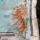School poster map of France 60s