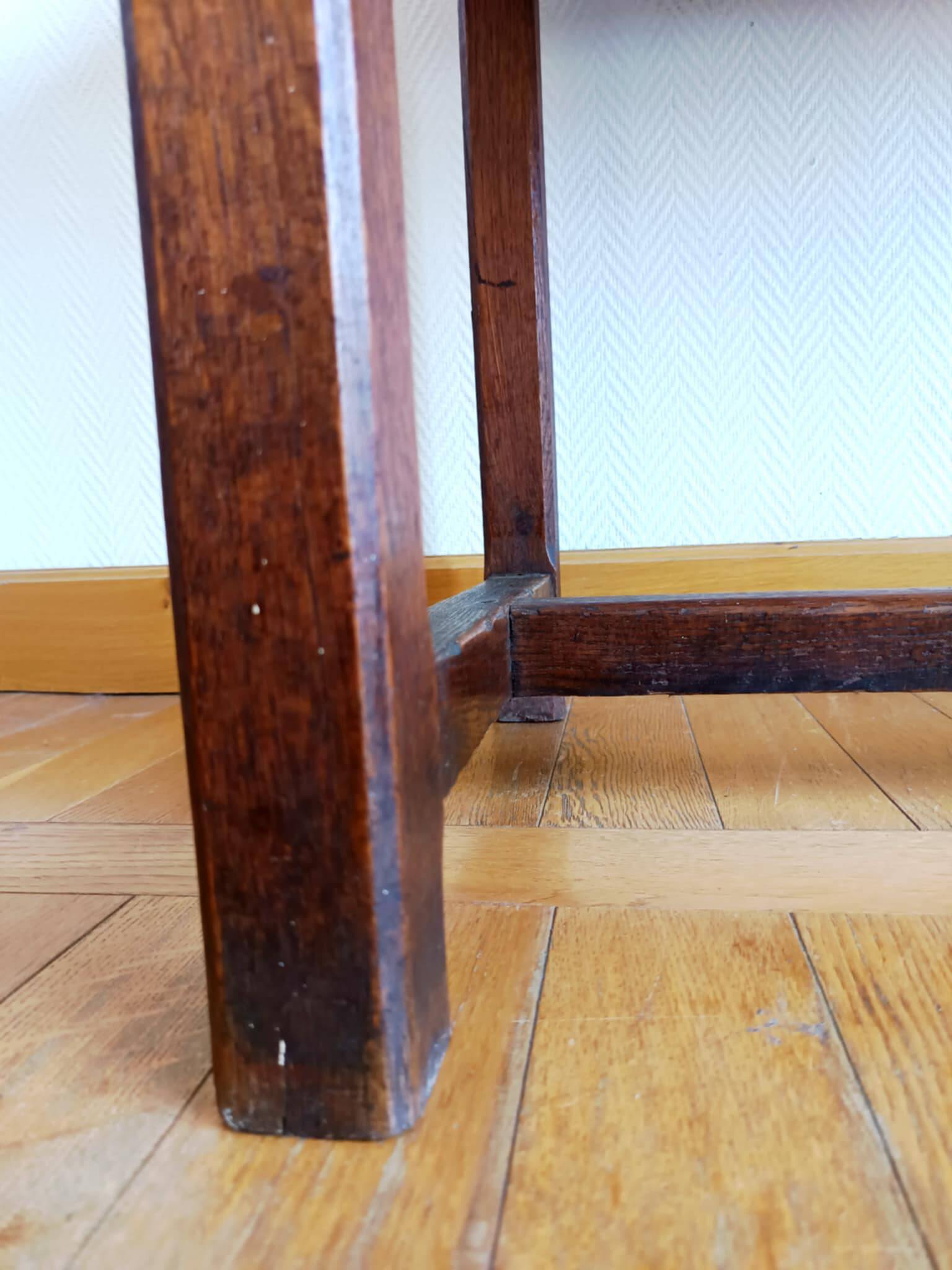 Farmhouse table or desk stamped circa 1920