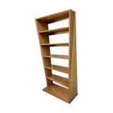 Asymmetrical two-coloured wooden library, Denmark 1990