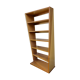 Asymmetrical two-coloured wooden library, Denmark 1990