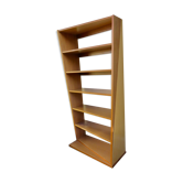 Asymmetrical two-coloured wooden library, Denmark 1990