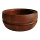 Huge Danish-designed bowl in solid teak.