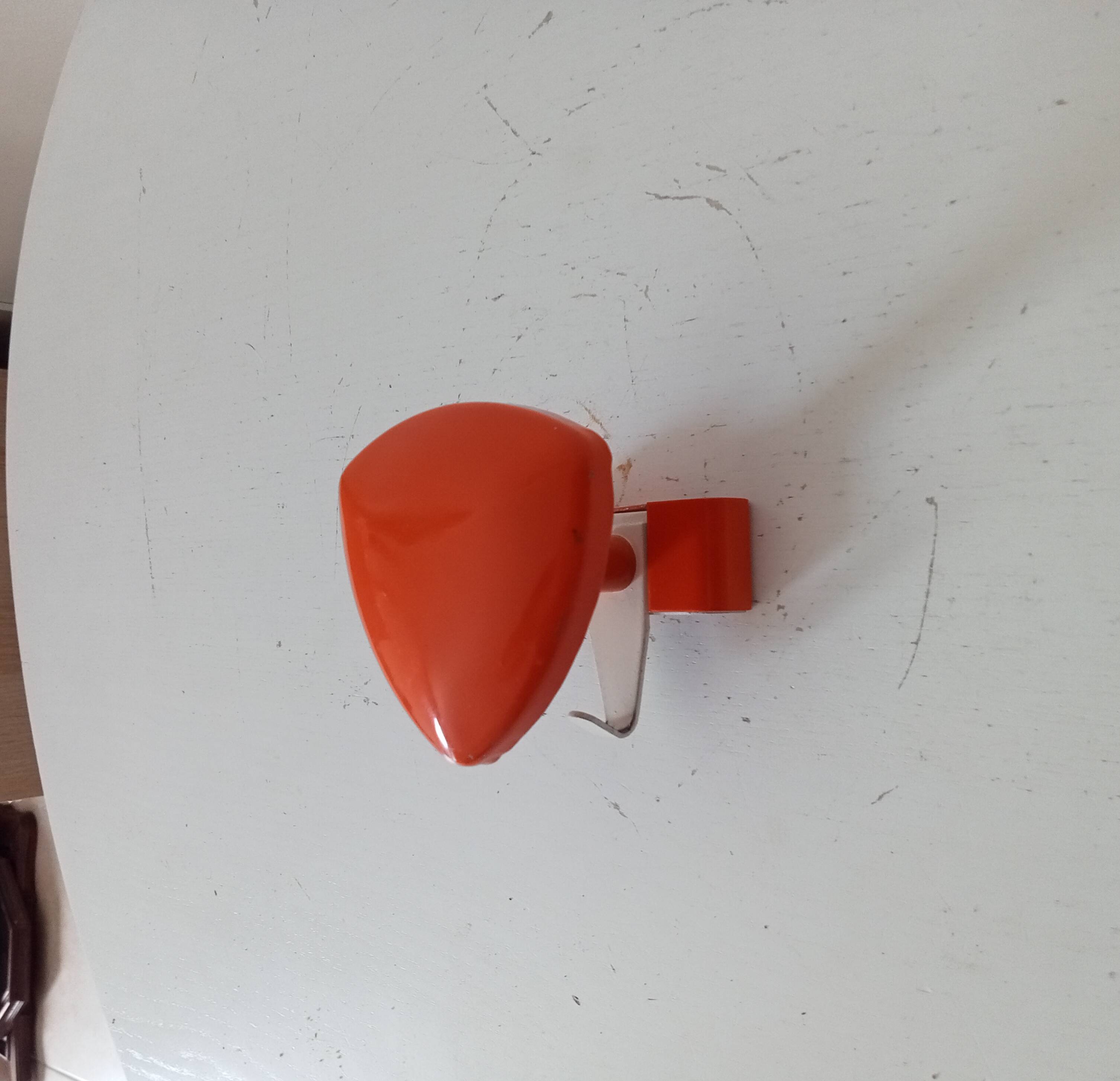Vintage 1970s wall coat hook.