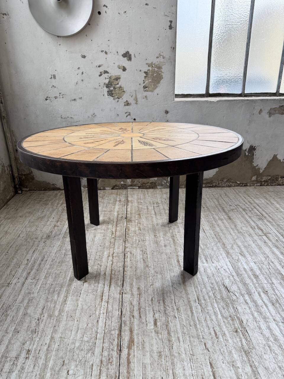 Herbier Capron ceramic dining table