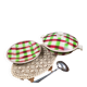 Soup tureen and dish set from Sarreguemines and Digoin, Sousse model, Scottish decoration.
