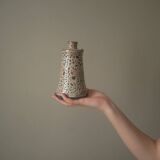 Soliflore vase ceramic pyrite sandstone minimalist design handmade Scandinavian pottery