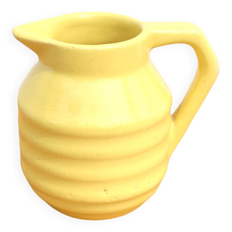 Small yellow milk jug Onnaing circa 1930
