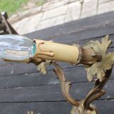 Lustre à 5 branches en laiton