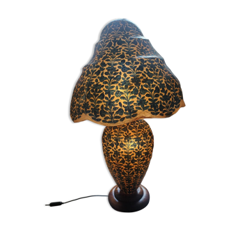 Lampe en cuir de chameau