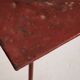 Antique red outdoor table (c.1920)