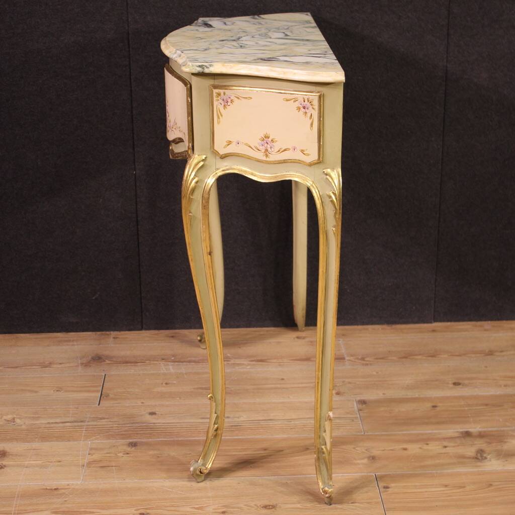 Mid-20th century Italian lacquered console table