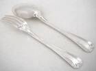 Christofle America 12 dessert cutlery sets, 24 pieces, Art Deco, 18 cm.