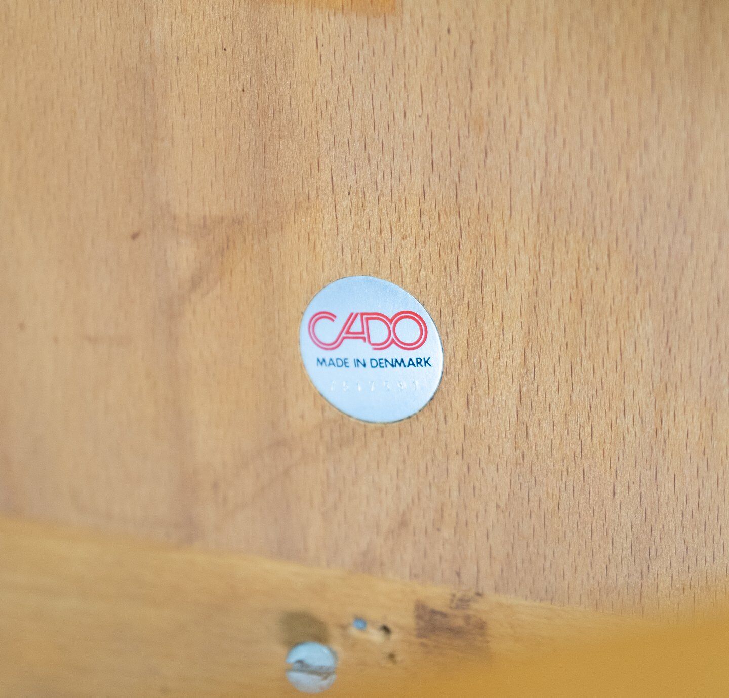 Dining table in light wood designed by Poul Cadovius and manufactured by Cado