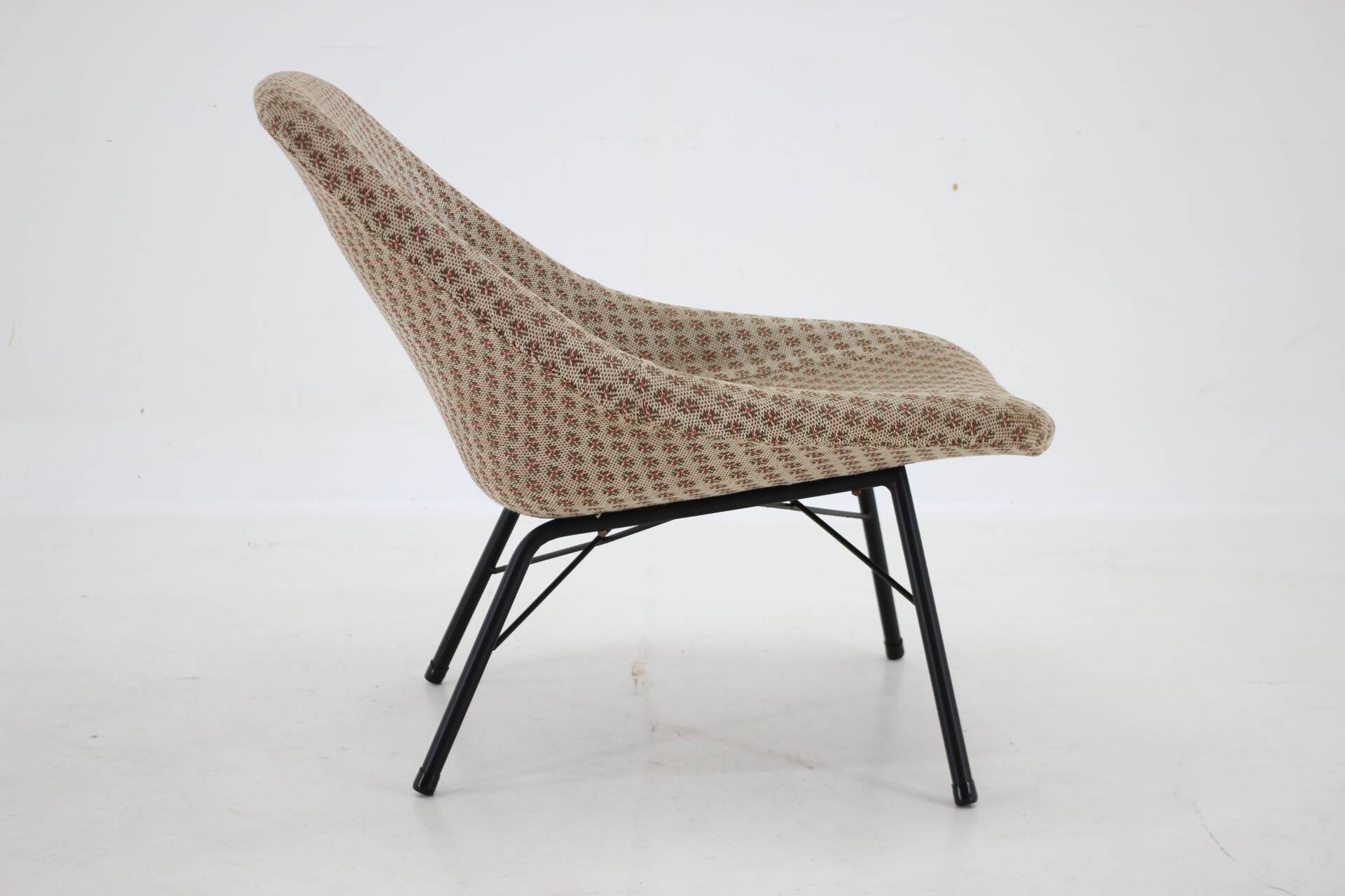 1970s Shell Chair with Iron Base, Germany