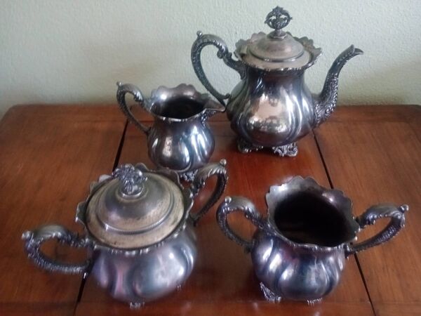 WEBSTER & SON - Service ancien café ou thé - Art Nouveau USA New York
