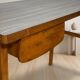 Writing Desk Mid-20th Century Wooden Desk, 90 × 49 × 73 cm