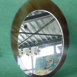 Vintage mirror to pose / smoked plastic
