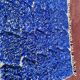 Beni Ouarain Berber rug in Majorelle blue, 250x150 cm – natural wool