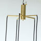 Crystal ceiling fixture by flavio poli for seguso vetri d'arte italy
