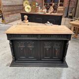 Oak counter, late 19th century