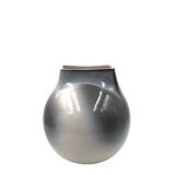 Mid-century Modern spherical gres vase, Franco Bucci Italy ca. 1970