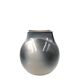 Mid-century Modern spherical gres vase, Franco Bucci Italy ca. 1970