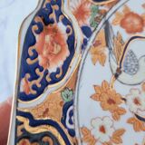 Imari-style porcelain plate, hand-painted, Japan, mid-20th century.