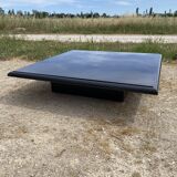 Black lacquered design coffee table