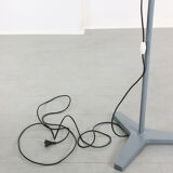 Vintage adjustable gooseneck industrial floor lamp, 70s