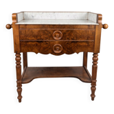 Meuble ancien en marbre et bois