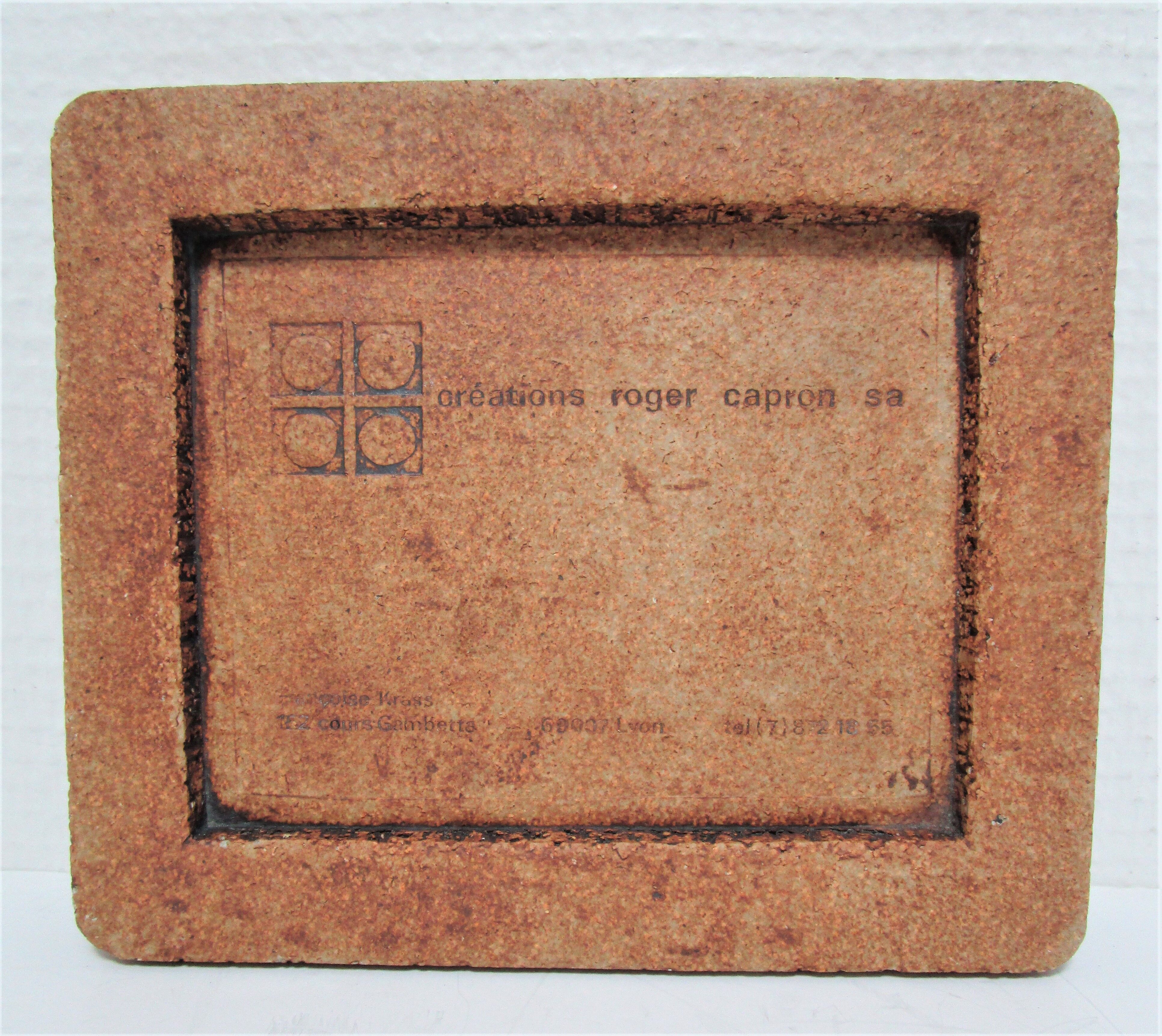 empty pocket sandstone Roger Capron 70s