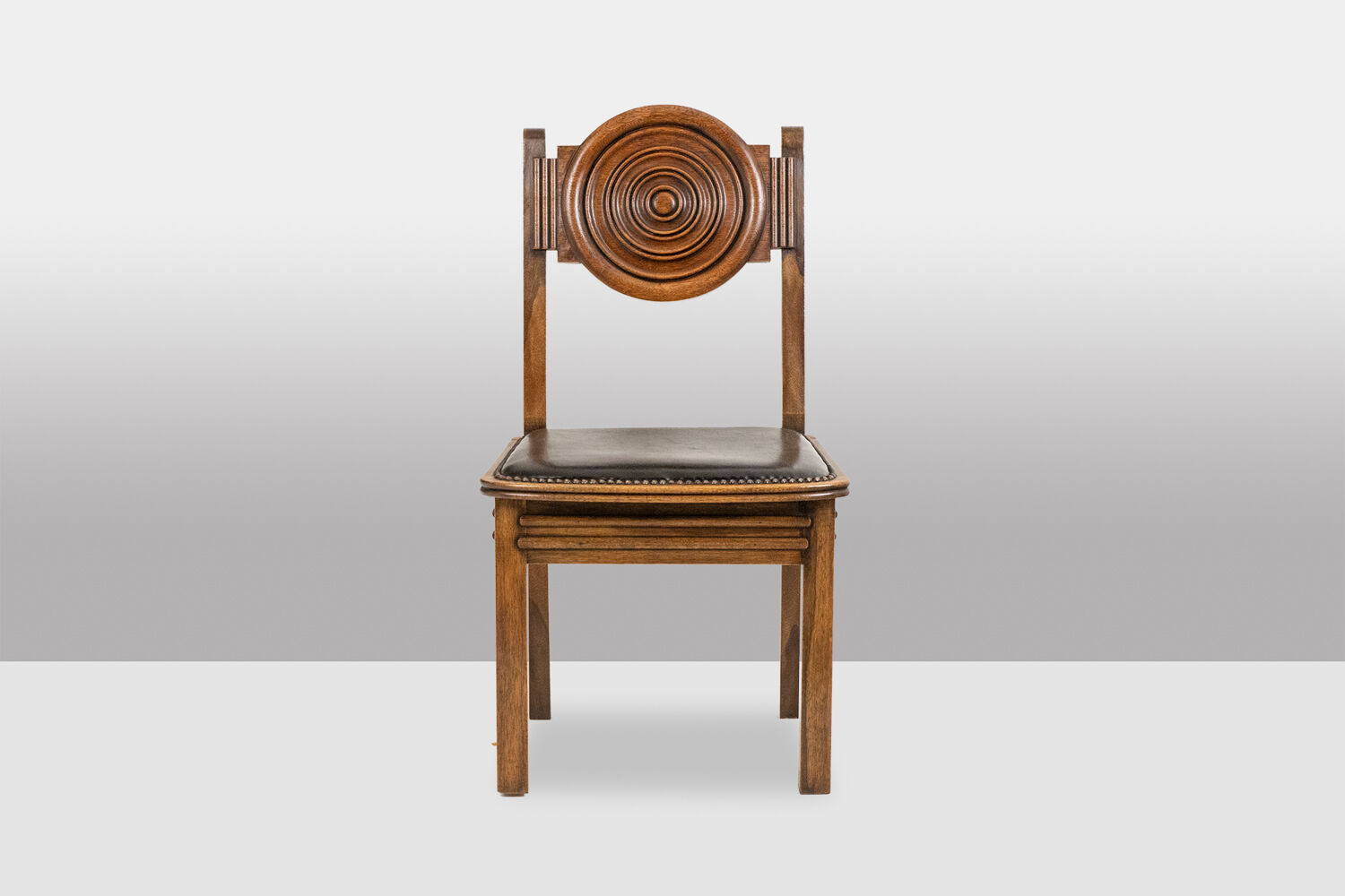 Étienne Kohlmann. Set of 6 Modernist style chairs. 1960s.