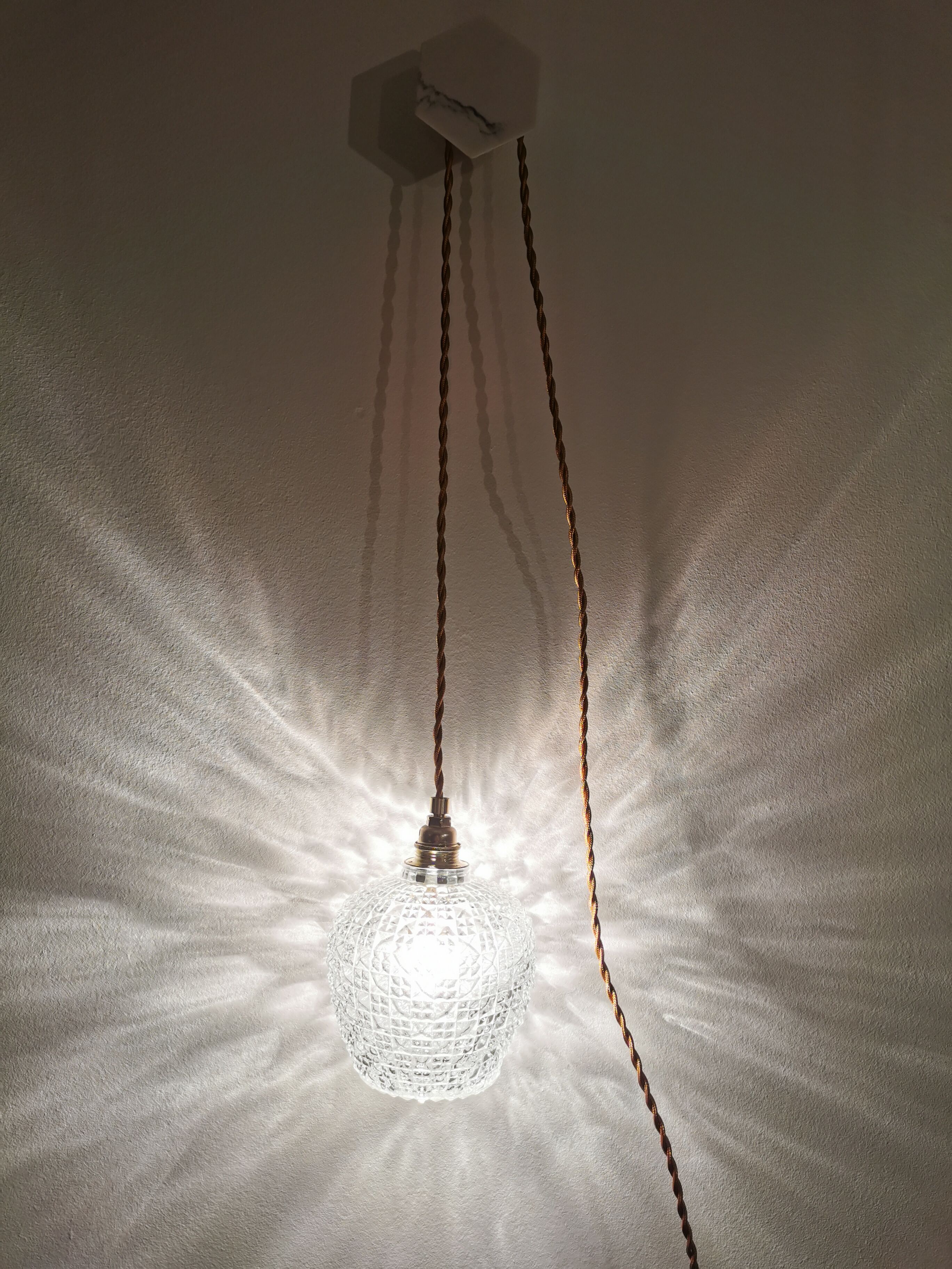 Chiseled glass walker