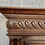 Rectangular mirror, wooden trumeau 120x139