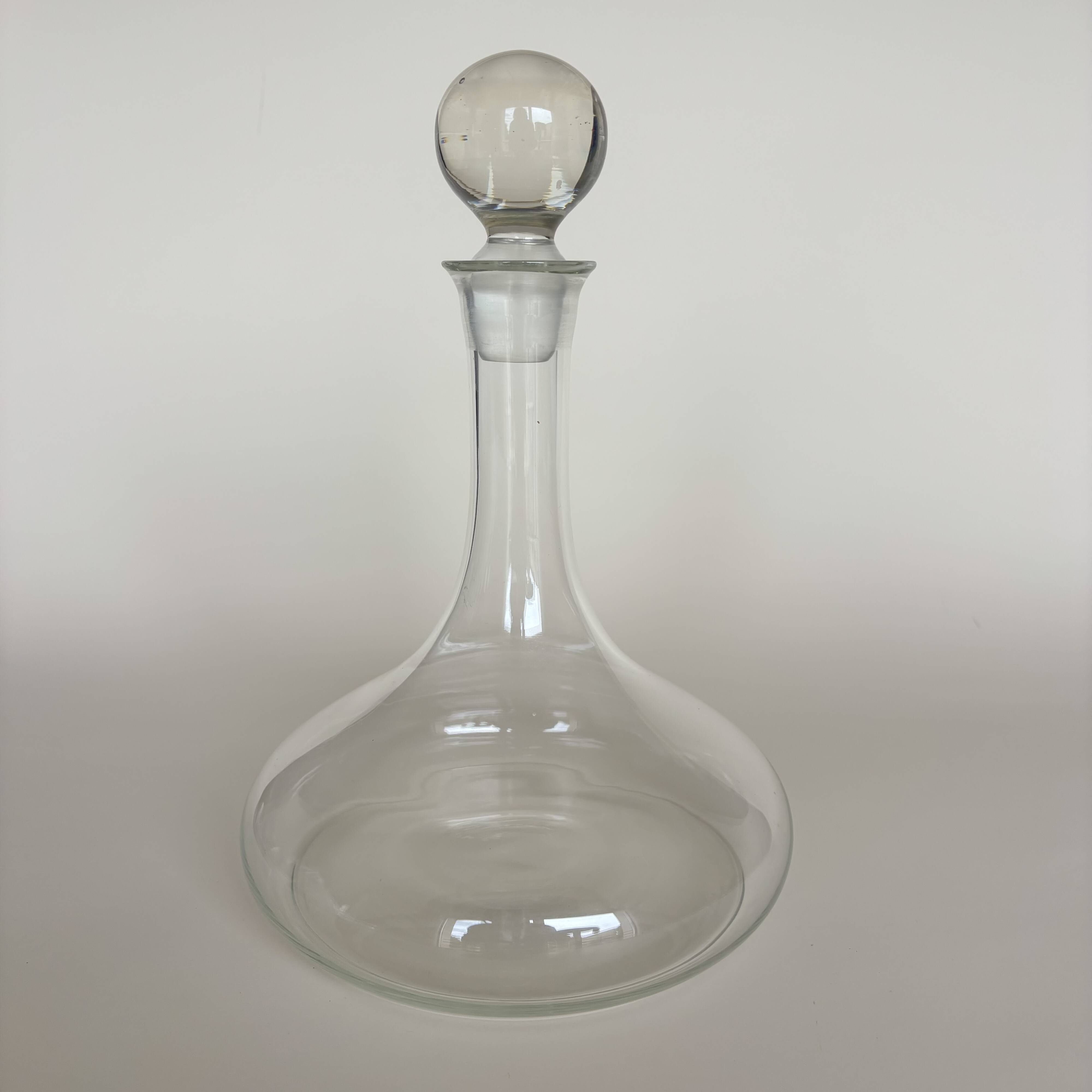 Vintage glass carafe