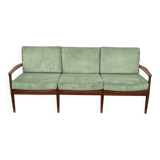 Scandinavian Three-Seater Teak Bench by Svend Aage Eriksen for Glost