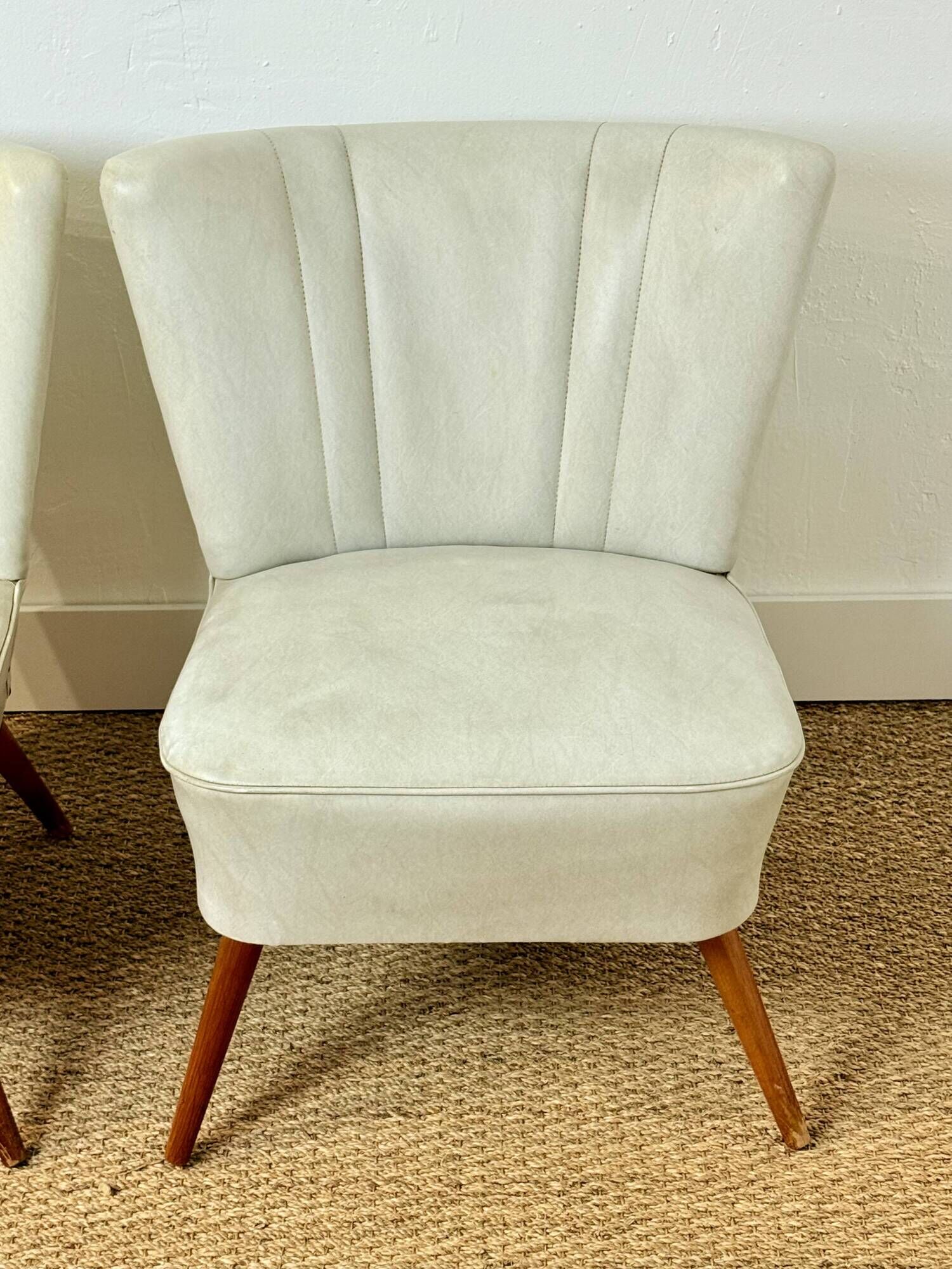 Pair of vintage cocktail armchairs