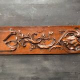Small 19th century carved wooden wall panel