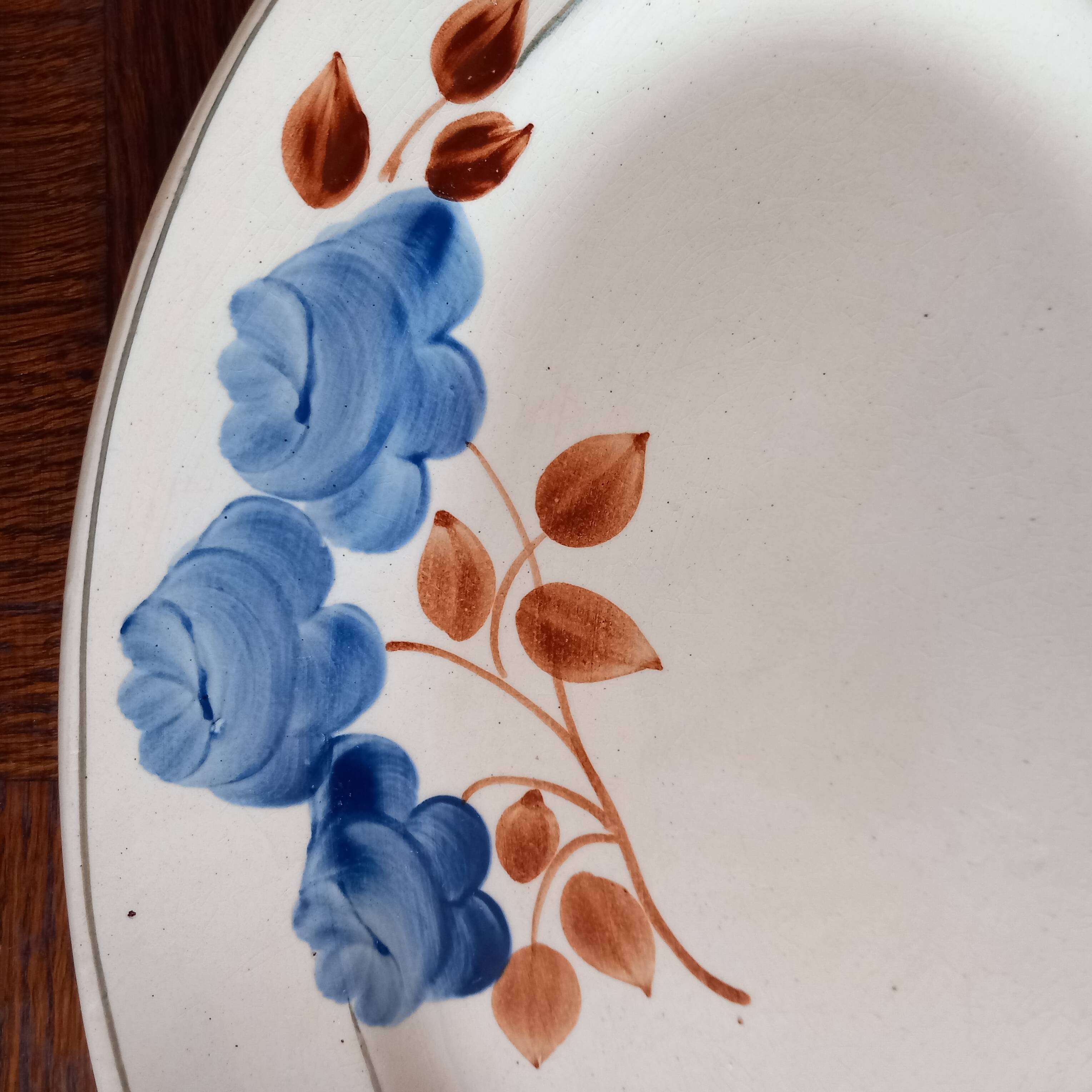 Oval serving dish Creil et Montereau (HBCM)