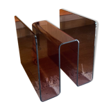 70s magazine rack in altuglas