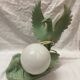 Dove & opaline art deco lamp